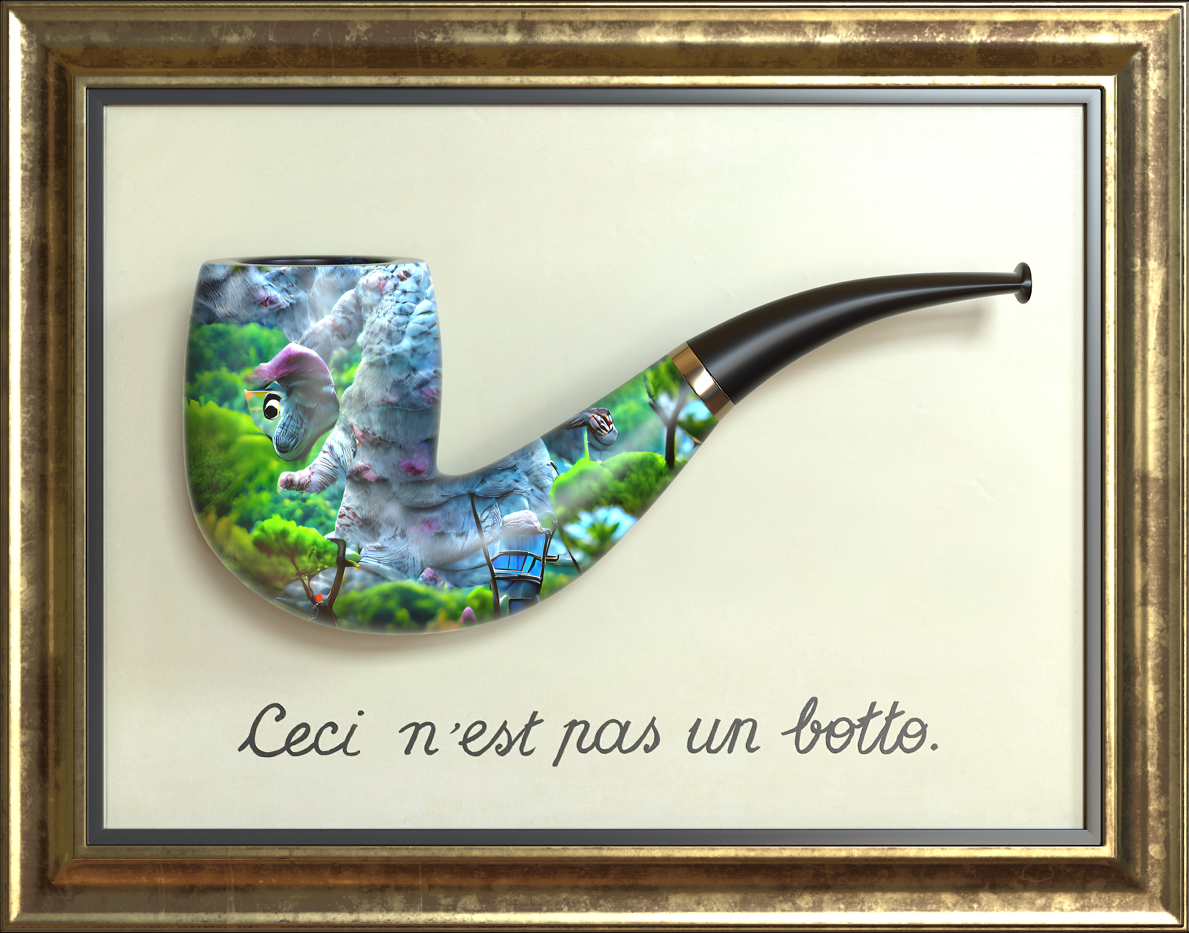 Spike Knit Pipe